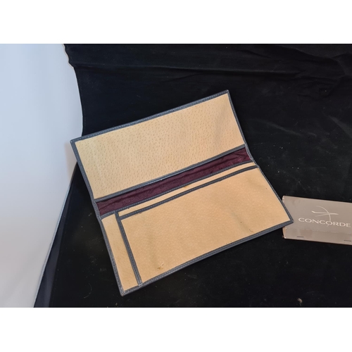 86 - Concorde Ticket Holder and Matchbox with Contents