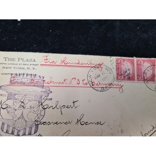 106 - 1936 First Flight HINDENBURG Zeppelin First Day Cover USA
