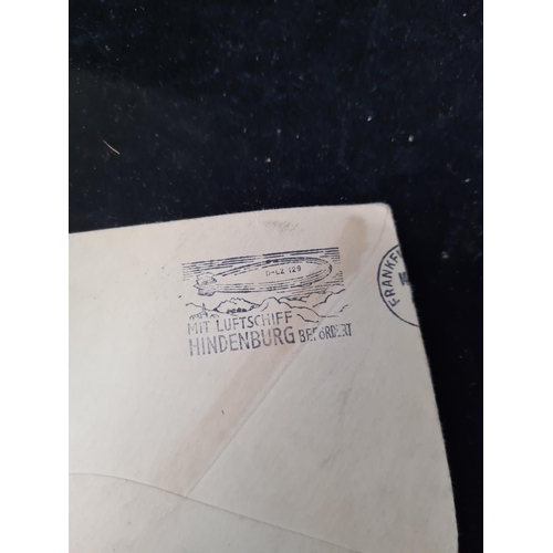 106 - 1936 First Flight HINDENBURG Zeppelin First Day Cover USA