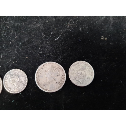 142 - 4 Indian Victorian Silver Coins