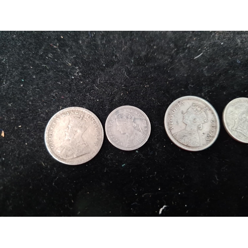 142 - 4 Indian Victorian Silver Coins