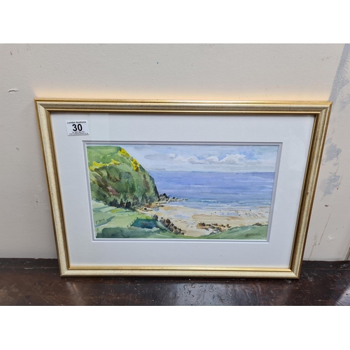 30 - Framed Watercolour Painting by Tony Osbourne 20