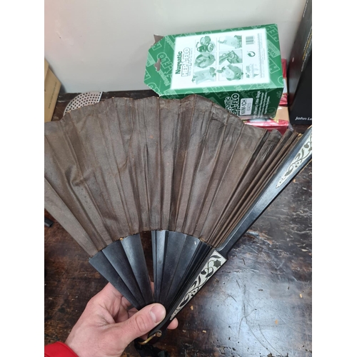 10b - 19th Century Hand Painted Silk Fan