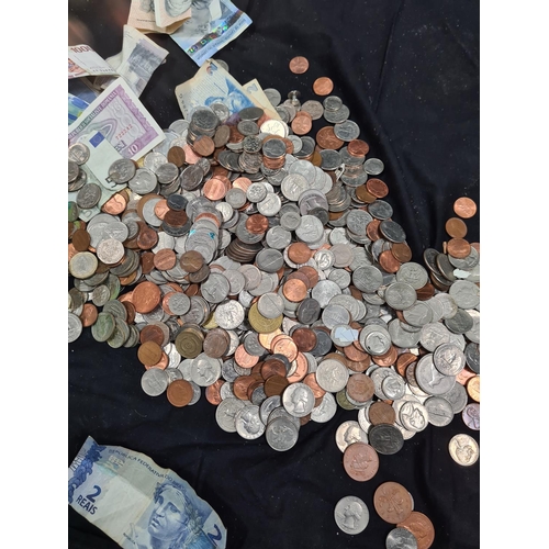 126 - Collection of Old Coins and Banknotes