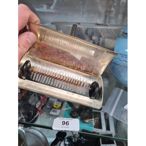 128 - Vintage Silver Plate Crumb Sweeper