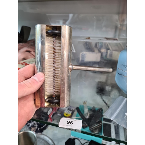 128 - Vintage Silver Plate Crumb Sweeper