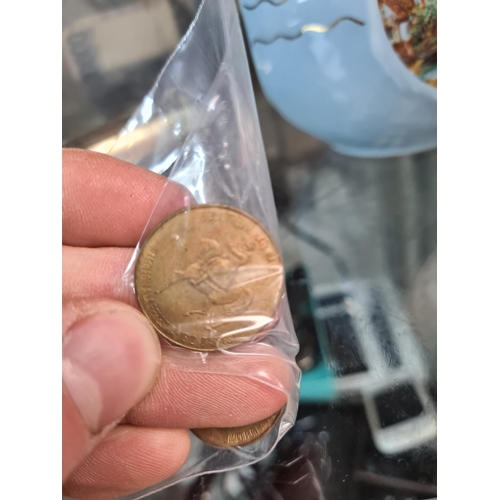 129 - 2 Old French Tokens