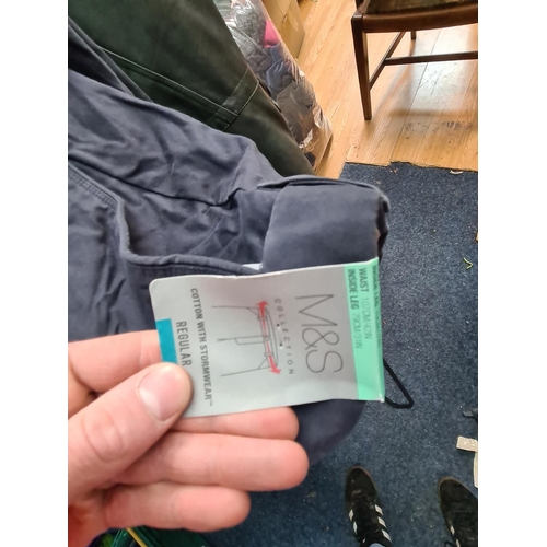 895 - New M & S Trousers Size 42/31