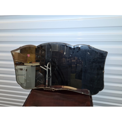 10 - Frameless Deco Mirror 68cm x 40cm