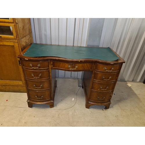 2 - Leather Top Desk (115cm x 50cm x 75cm)
