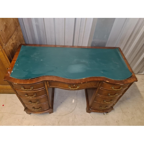 2 - Leather Top Desk (115cm x 50cm x 75cm)