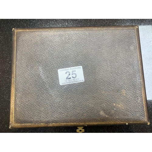 25 - Cased set of Knives