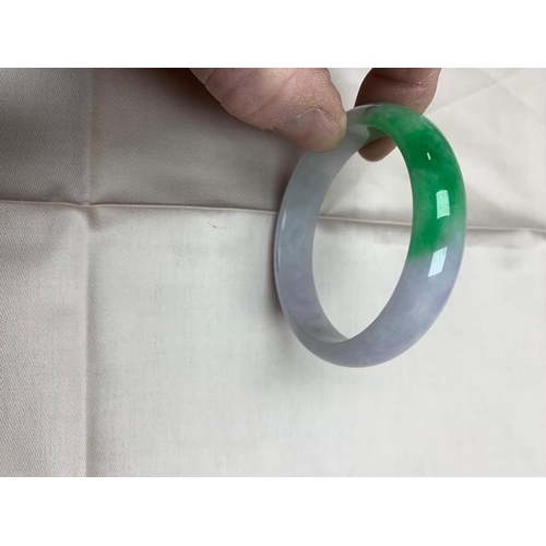 38 - Jade Bangle 6cm inner diameter