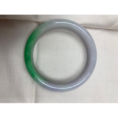 38 - Jade Bangle 6cm inner diameter