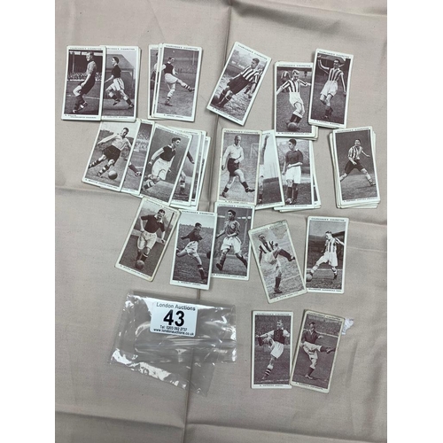 43 - Cigarette Card Set - Churchman’s Cigarettes- Association Footballers