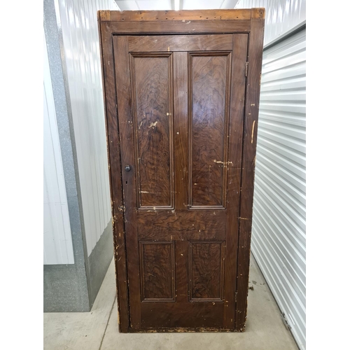 3a - Distressed Antique Larder Cabinet 
96cm W 208cm T 33cm D