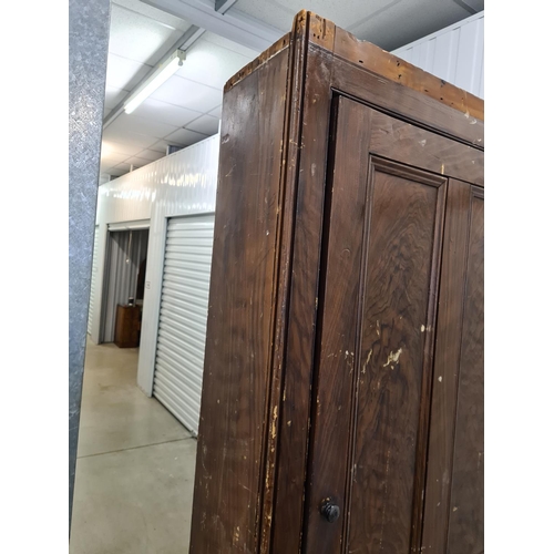3a - Distressed Antique Larder Cabinet 
96cm W 208cm T 33cm D