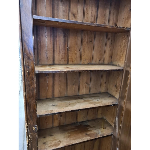 3a - Distressed Antique Larder Cabinet 
96cm W 208cm T 33cm D