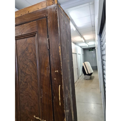 3a - Distressed Antique Larder Cabinet 
96cm W 208cm T 33cm D