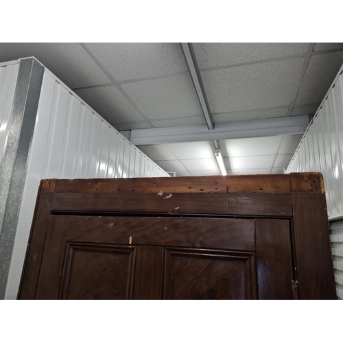 3a - Distressed Antique Larder Cabinet 
96cm W 208cm T 33cm D