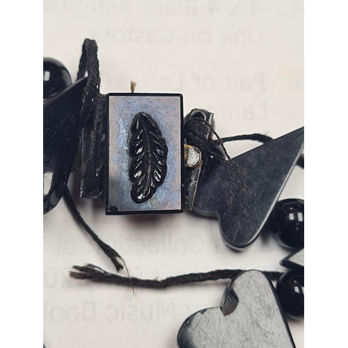 19 - Victorian Jet Bracelet