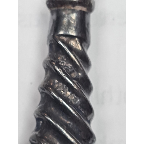 21 - Hallmarked Silver Handled Button Hook and Shoe Horn