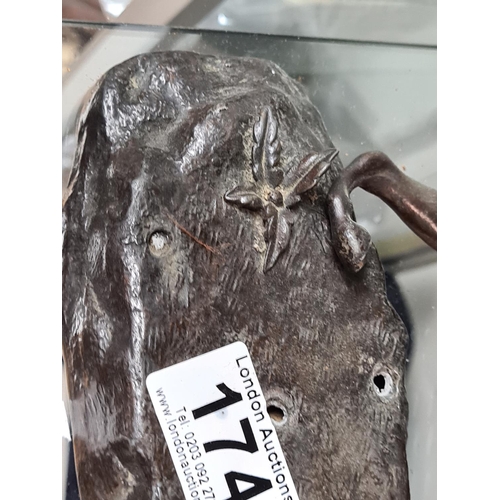 174 - Old Bronze of a Rearing Horse (A/F)