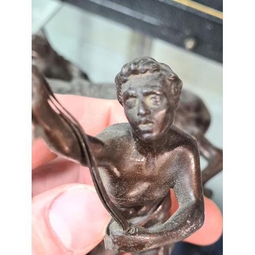 174 - Old Bronze of a Rearing Horse (A/F)