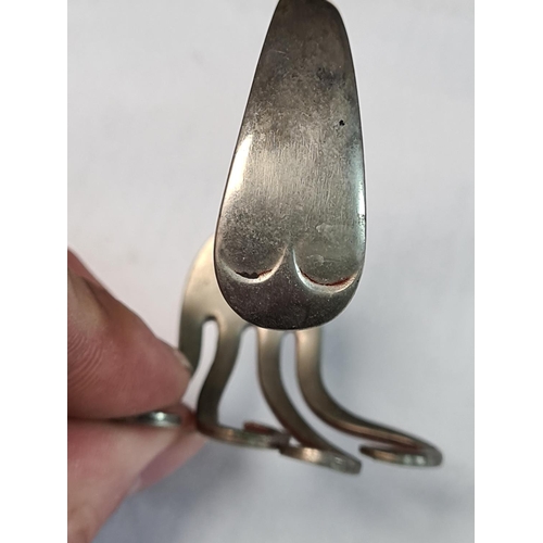 212 - Vintage Silver Plated Fork Fashioned into a Bangle