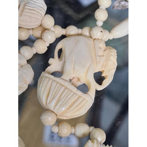 220 - Carved Elephant Necklace
