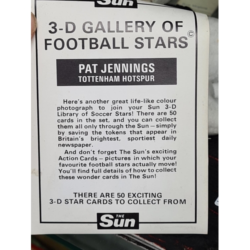 42 - Collection of The Sun 3d Football Cards