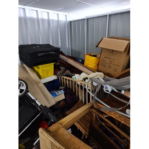 2A - Contents of a 290 sq foot house clearance self storage unit. To include furniture, bric a brac, tool... 