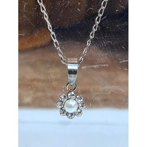 20 - Sterling Silver Necklace and Pendant