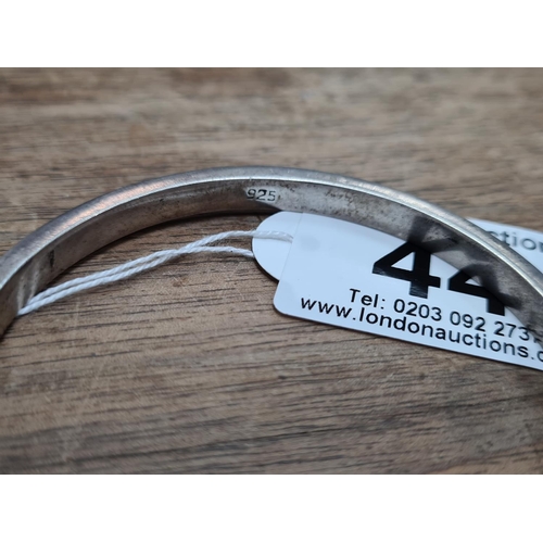 44 - Sterling Silver Bangle