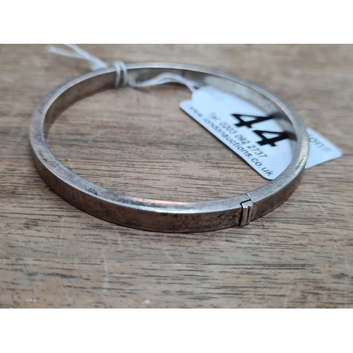 44 - Sterling Silver Bangle