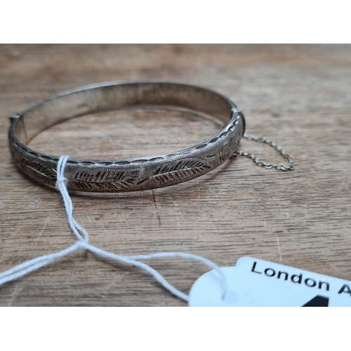 45 - Vintage Sterling Silver Bangle