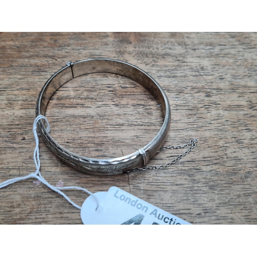 45 - Vintage Sterling Silver Bangle