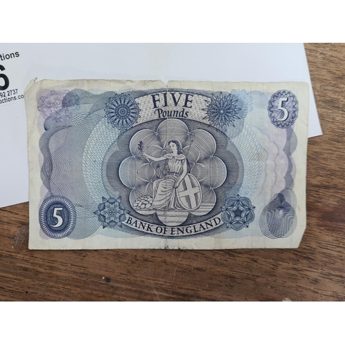 56 - Old £5 Note