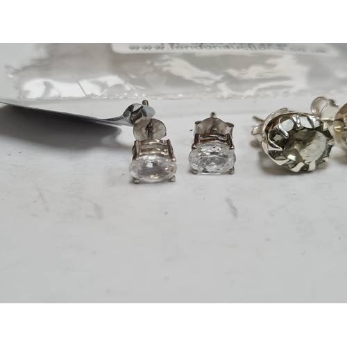 7 - 2 New Pairs of Sterling Silver Earrings