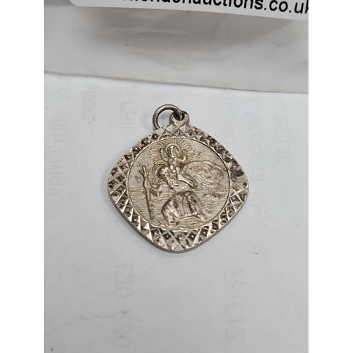 71 - Sterling Silver St Christopher's Medal