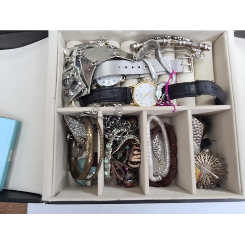 84 - Jewellery Box and Contents