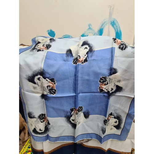 87 - Collection of 11 Ladies Silk Scarves