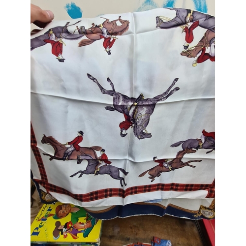 87 - Collection of 11 Ladies Silk Scarves