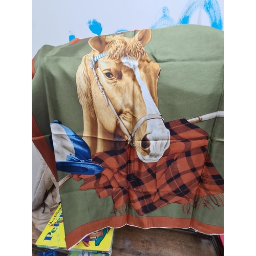 87 - Collection of 11 Ladies Silk Scarves