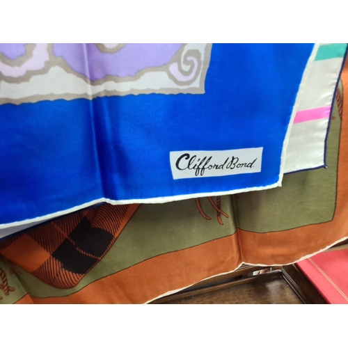 87 - Collection of 11 Ladies Silk Scarves