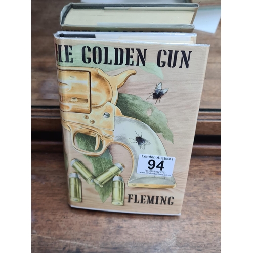 94 - Ian Fleming-TheMan With The Golden Gun. Jonathan Cape. 1st But Second Impression 1965 with Dust Jack... 