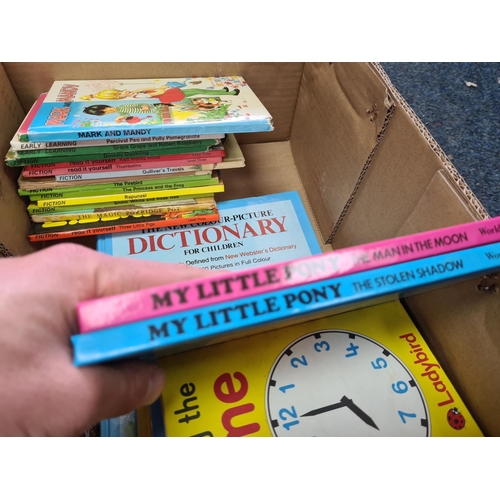 89 - Box of Vintage Ladybird Books etc