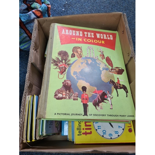 89 - Box of Vintage Ladybird Books etc