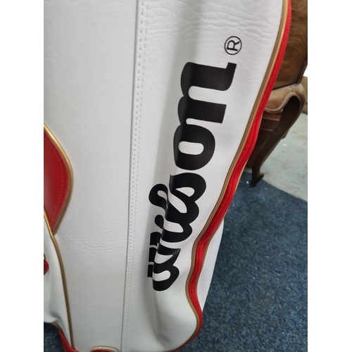 97 - New Vintage Wilson Leather Golf Bag