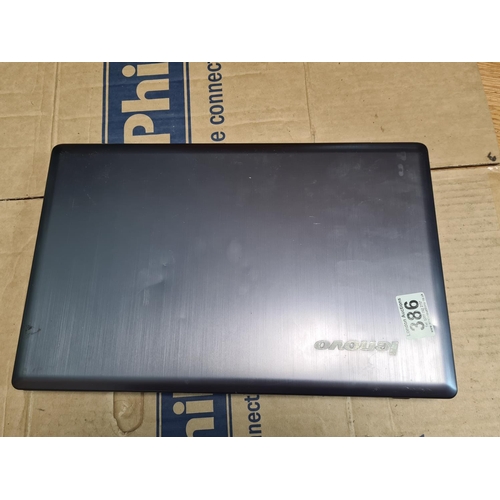 386 - Lenovo Ideapad Z580 Laptop Working with Charger NO HD